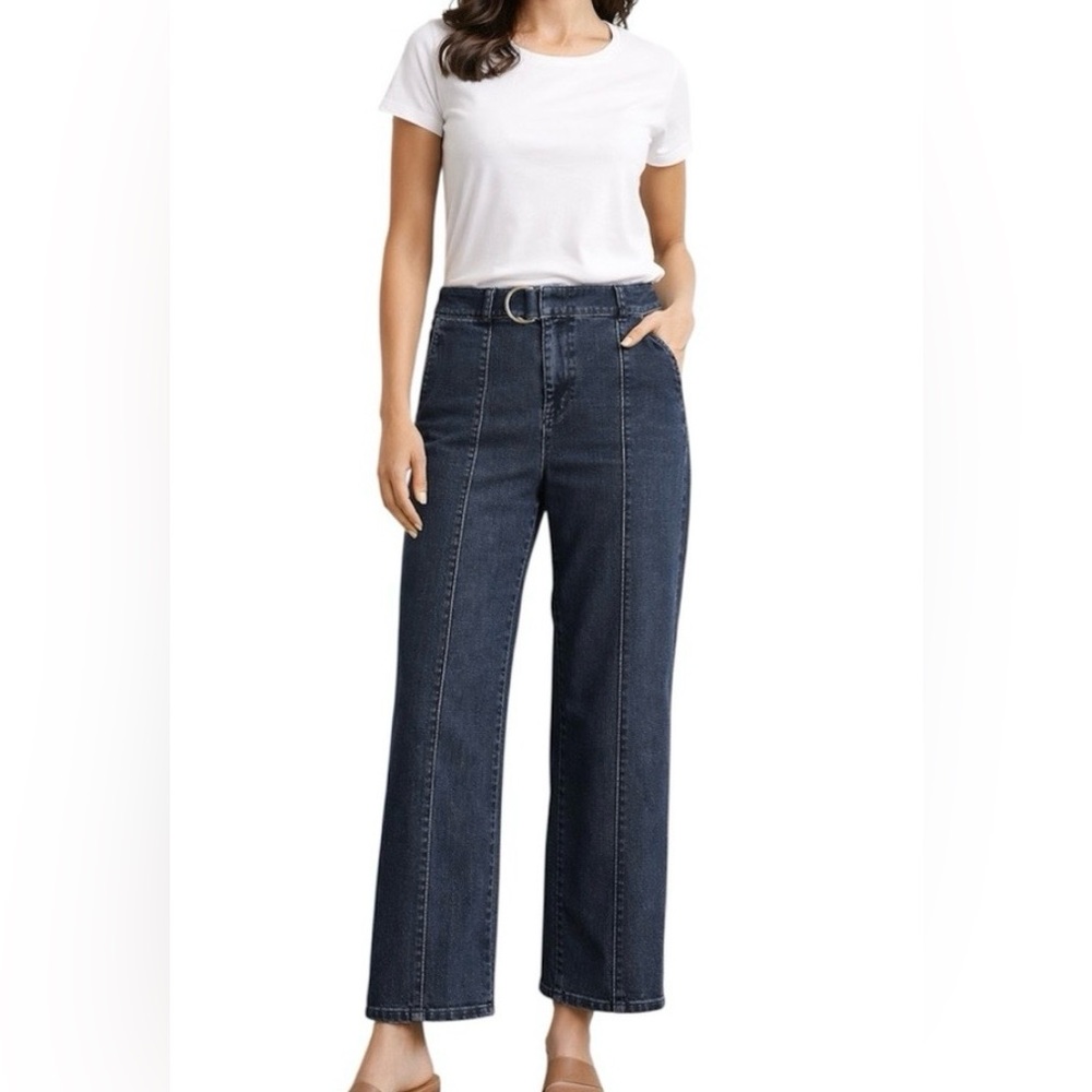J. Jill Denim Metropolitan Full Leg Blue Trouser Denim Jean